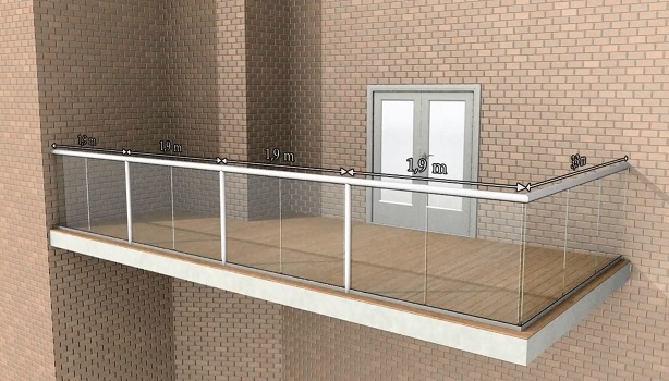 Balcony 1 post spacing