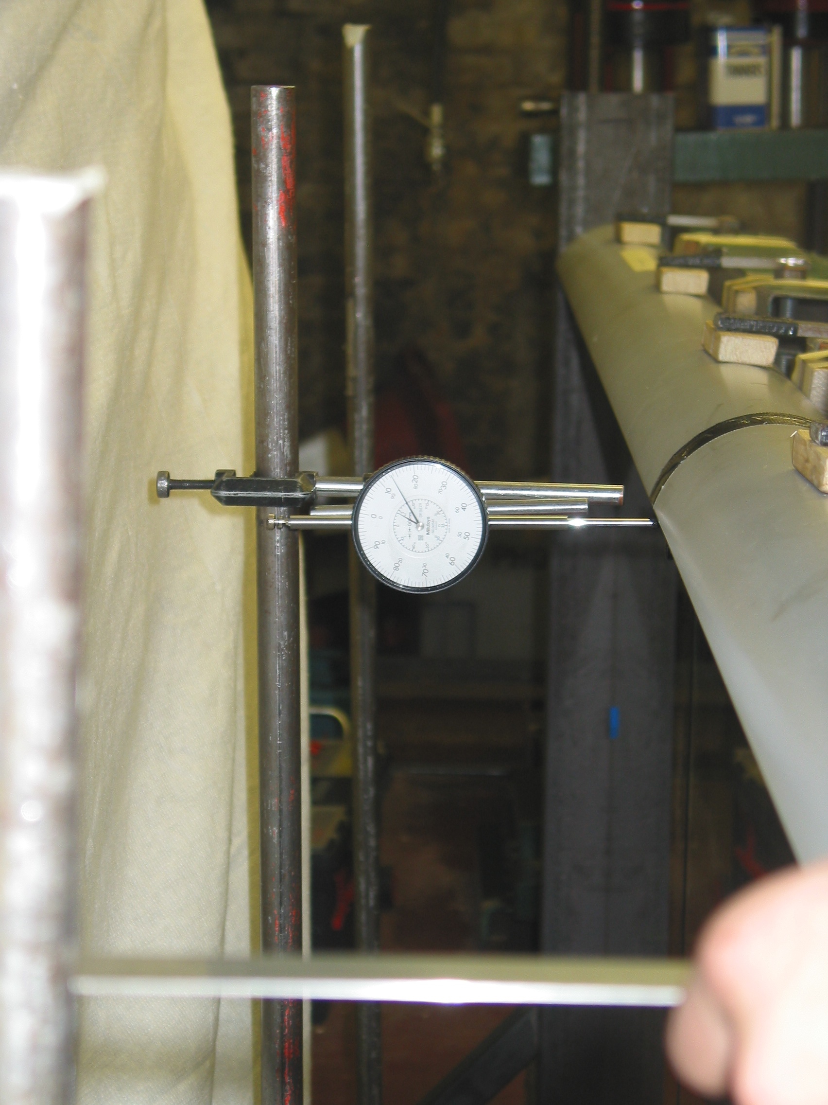 Deflection Balustrade under load