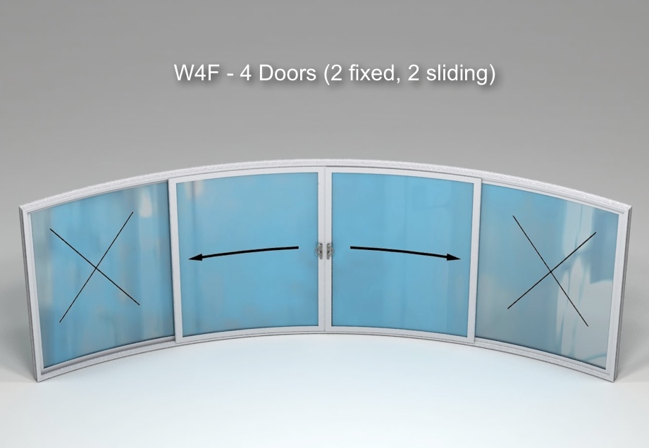 Curved Door Model W4F