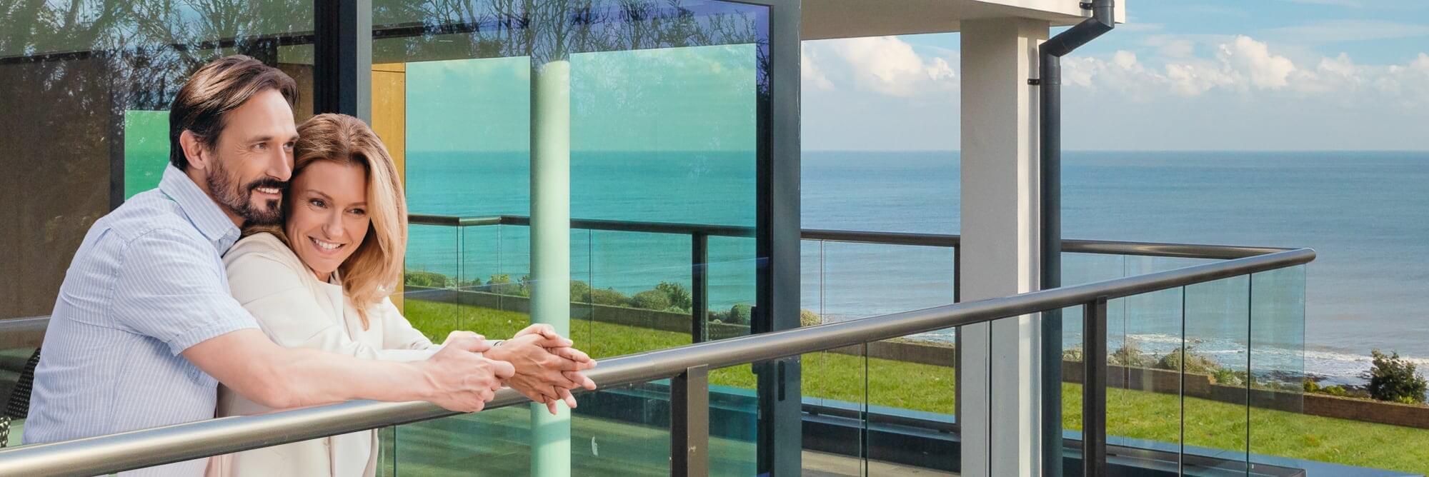 Glass Balustrades with Handrails