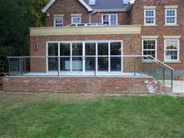 Patio with Royal Chrome balustrading