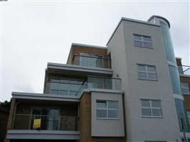 glass balconies in wimbledon london 