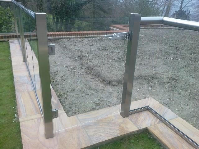 Glass gate