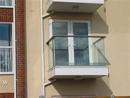 compact glass balcony Romford Essex