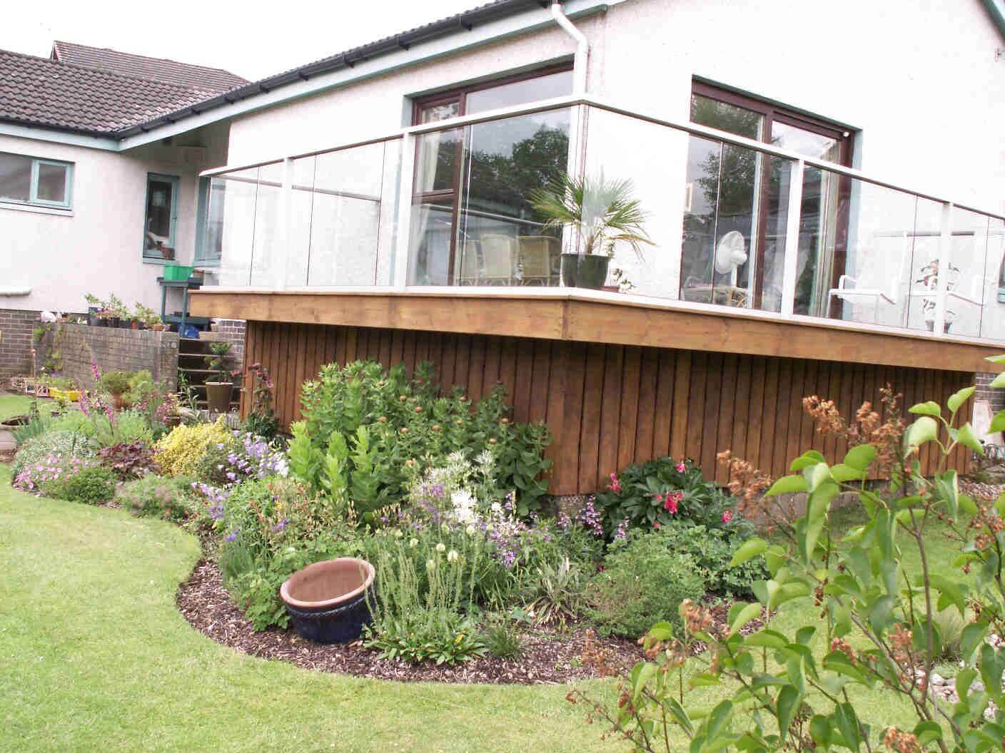 glass balconiy in scotland