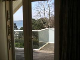 glass balcony with partial sea view Poole  Dorset