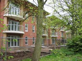 glass curved balconies Littleover, Derbyshire