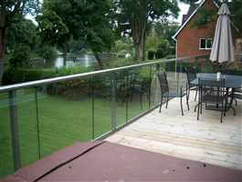 Balcony 2 with posts in Royal Chrome