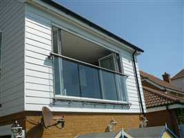 Large Glass Juliet balcony in Kent