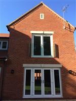 Frameless Glass Juliet Balcony in Harberton Mead, Oxford