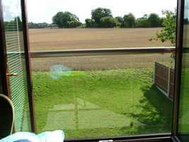 View of fields from Silver Juliet balcony