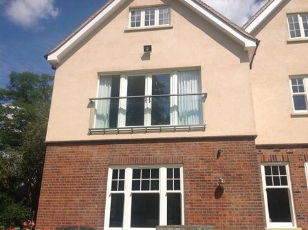 glass juliet balcony refurb