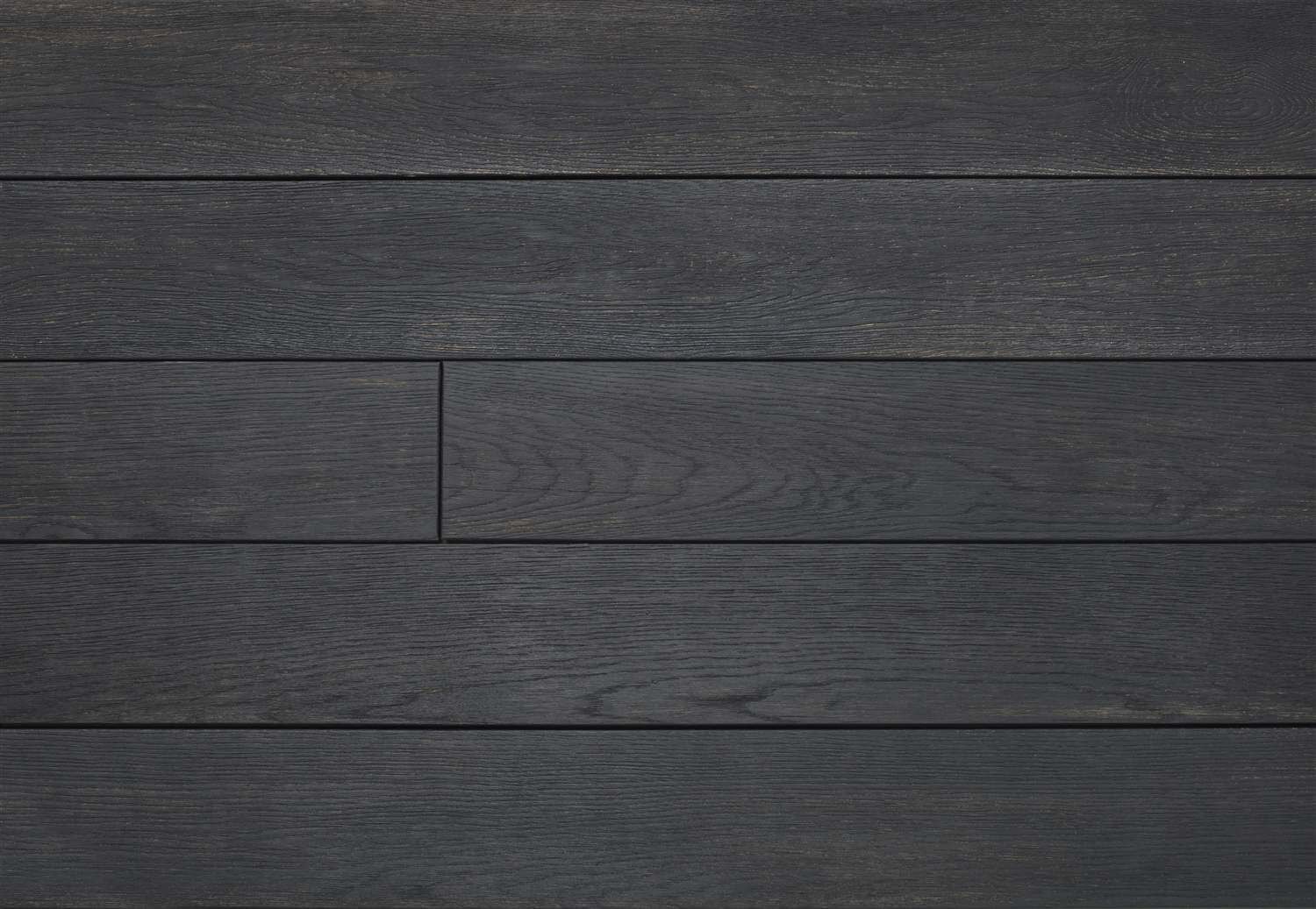 carbonised charred flat composite decking