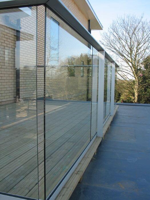 glass in a balcony warrington