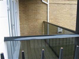 glass balcony by balcony systems ealing