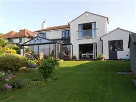 Glass Juliet Balcony on house in Bucks