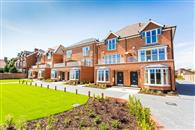 Newly constructed luxury villas overlook the sea near Lowestoft with Balconette Glass Balustrades and Juliet Balconies.