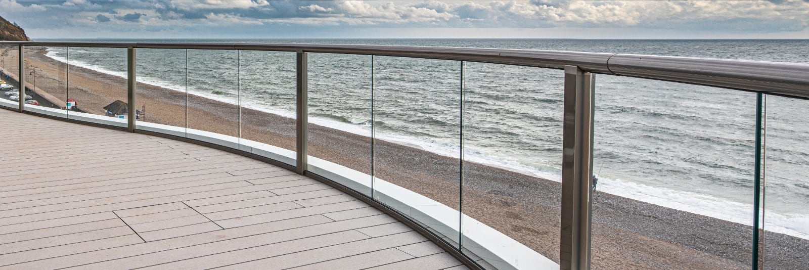 Anodised aluminium railings