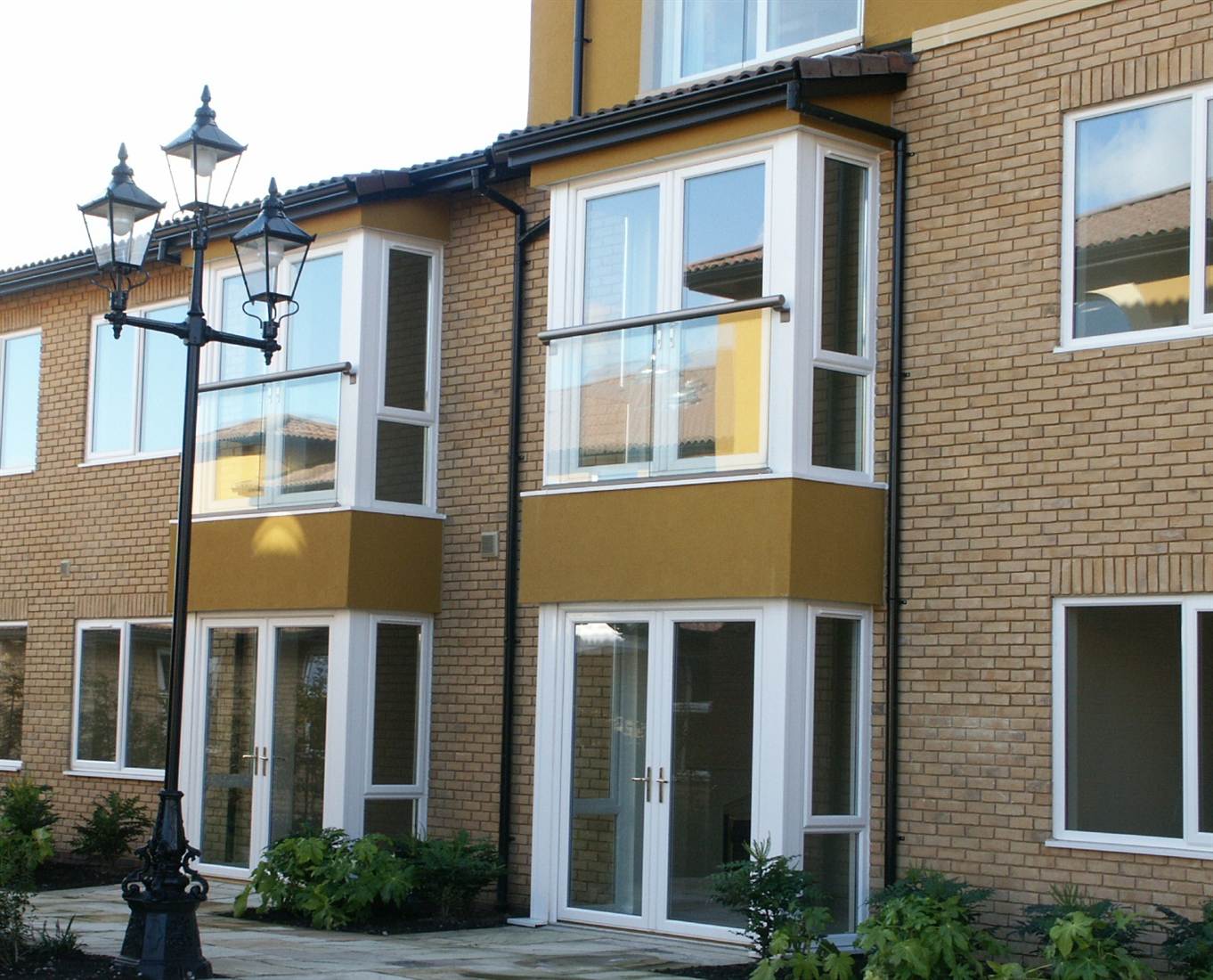 Consecutive Royal Chrome Juliet balconies