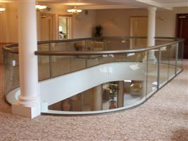 atrium glass balcony Oldham Lancashire