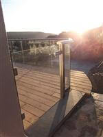 Glass gate balcony system, Cornwall