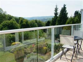 glass balustrade in cheshire