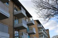 Glass and aluminium balustrading supplied by Balconette has been used extensively to create individual balconies and increase light to communal access areas at a new residential development in London.