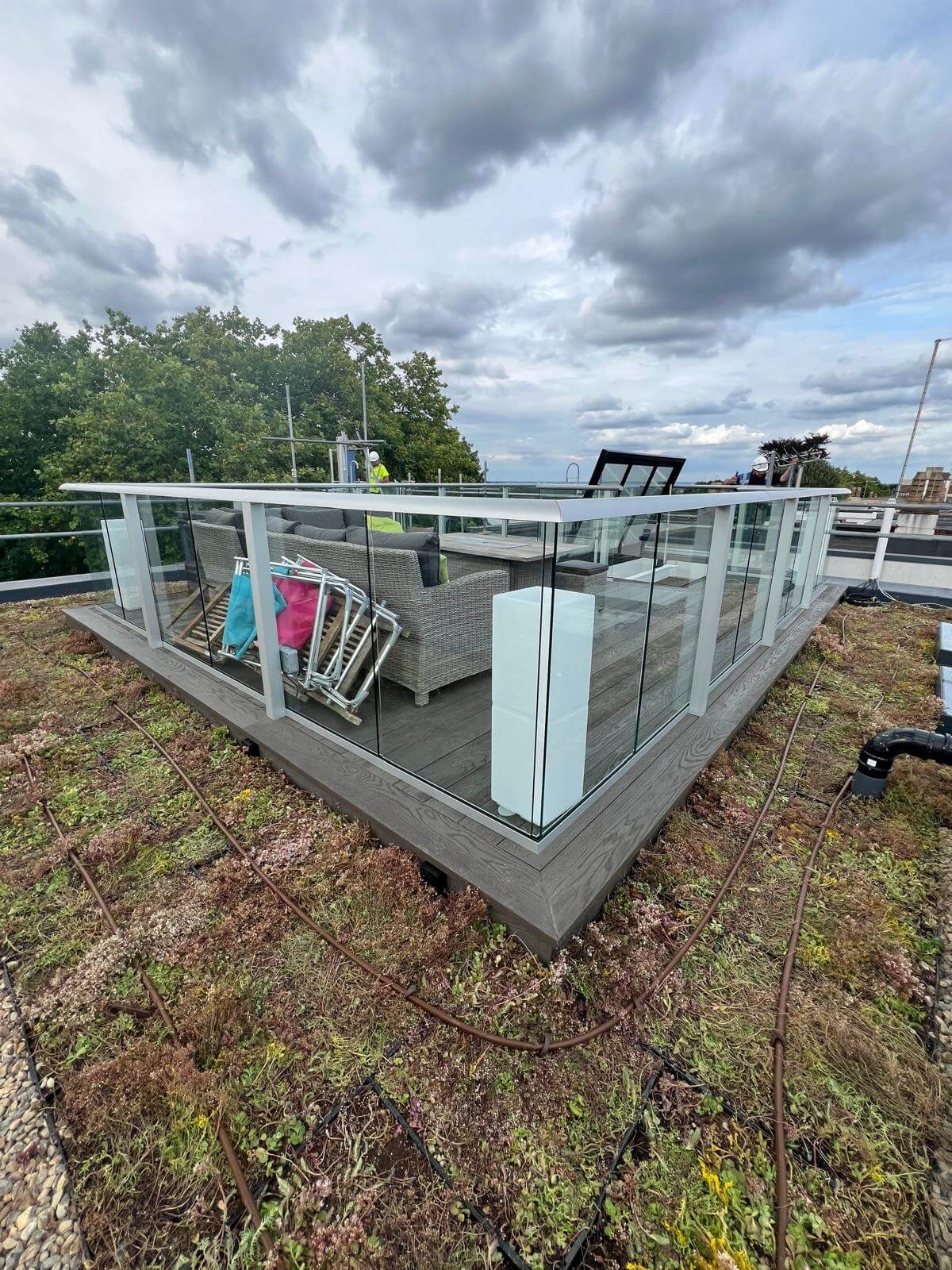 Rooftop deck and balcony created with BalcoDeck