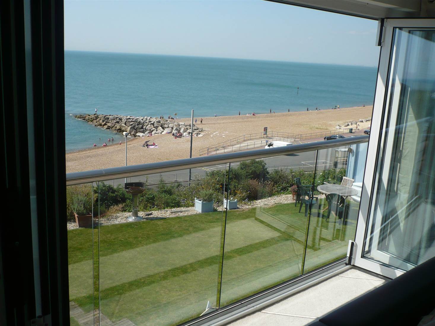 View to the beach from Royal Chrome Juliet
