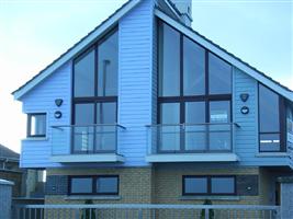 glass balconies in port stewart Ireland