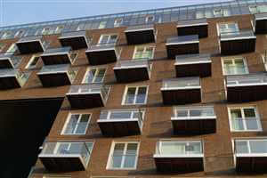 Underneath view of Baltimore Wharf Royal Chrome balustrades