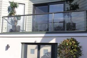 glass balustrade royal chrome