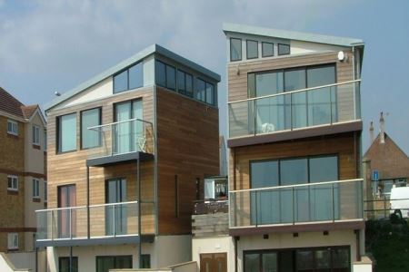 Triangular Glass Balconies