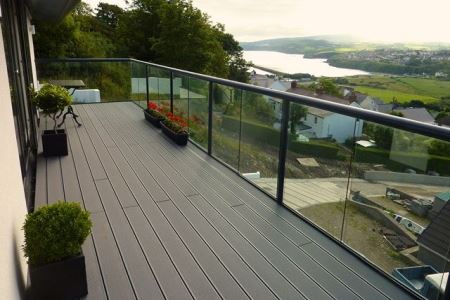 North Wales Glass Balustrade