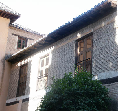 Juliet balconies at alhambra