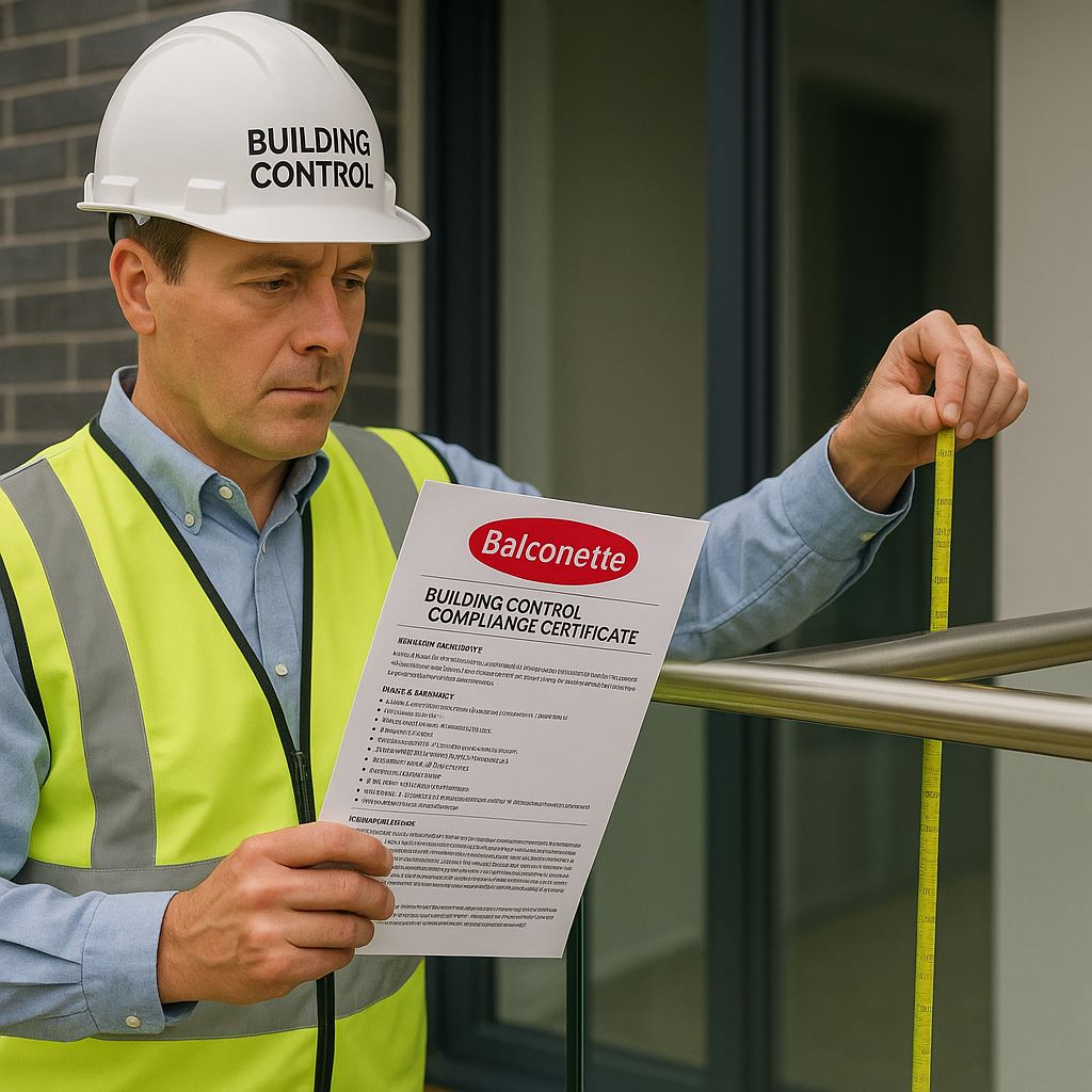 Building control checking balustrades