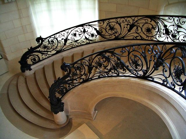 Artistic stair balustrade