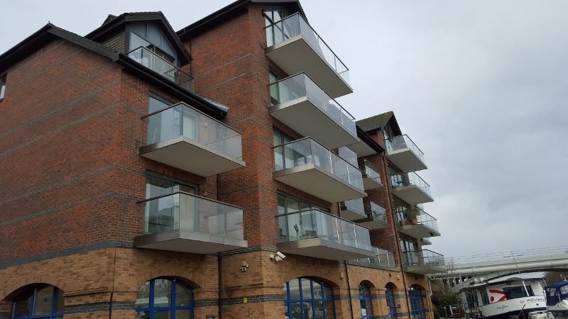 Glass Balustrade in London after refurb