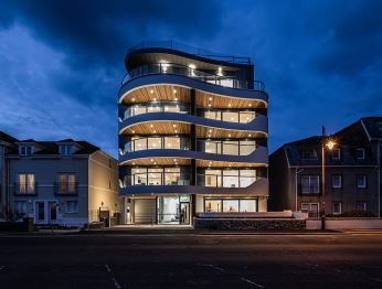 Curved Glass Balustrades in Devon