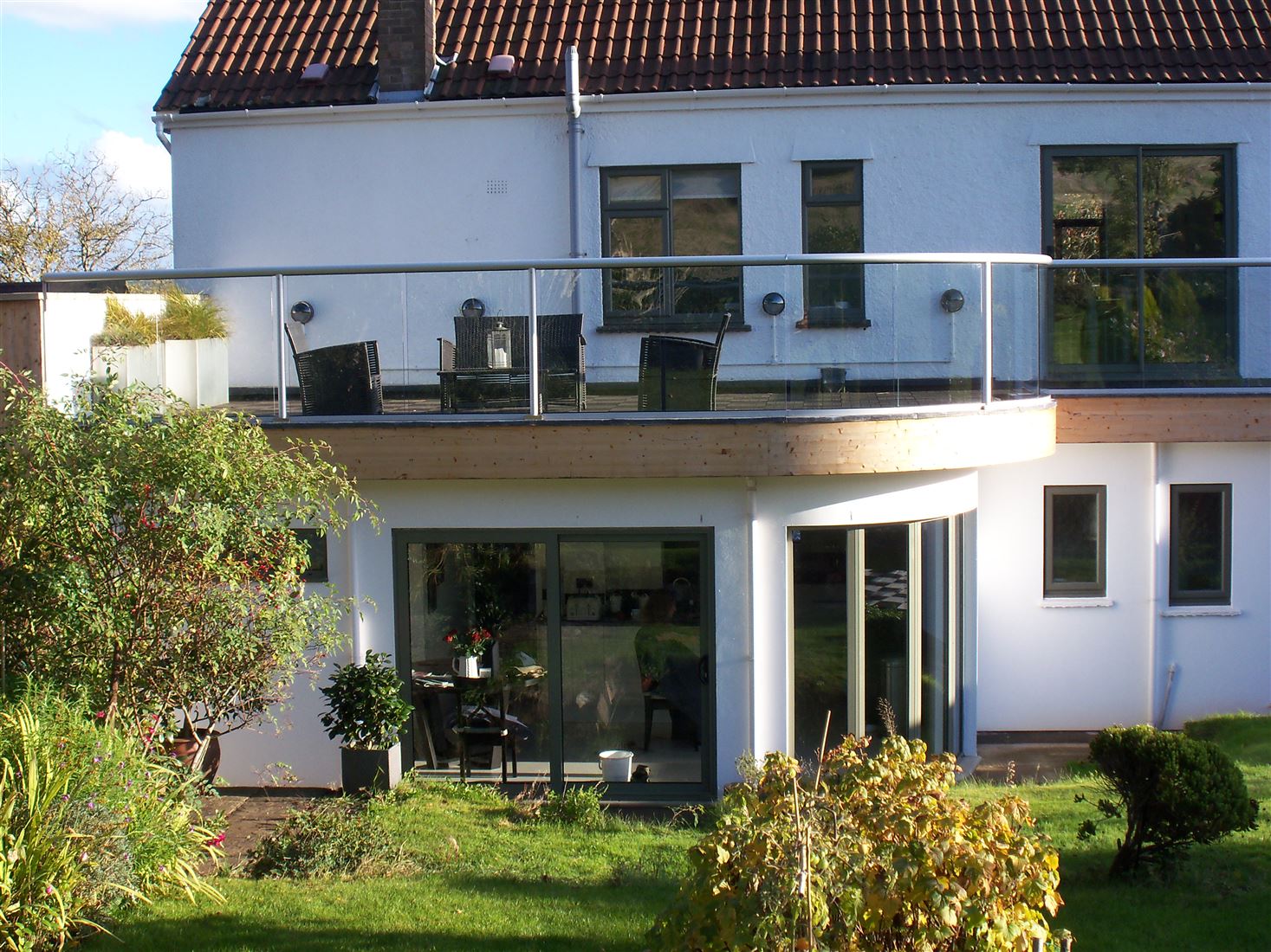 Curved Glass Balcony