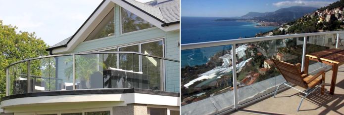 glass balustrades