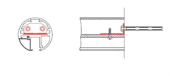 Fixings of railings or balustrade