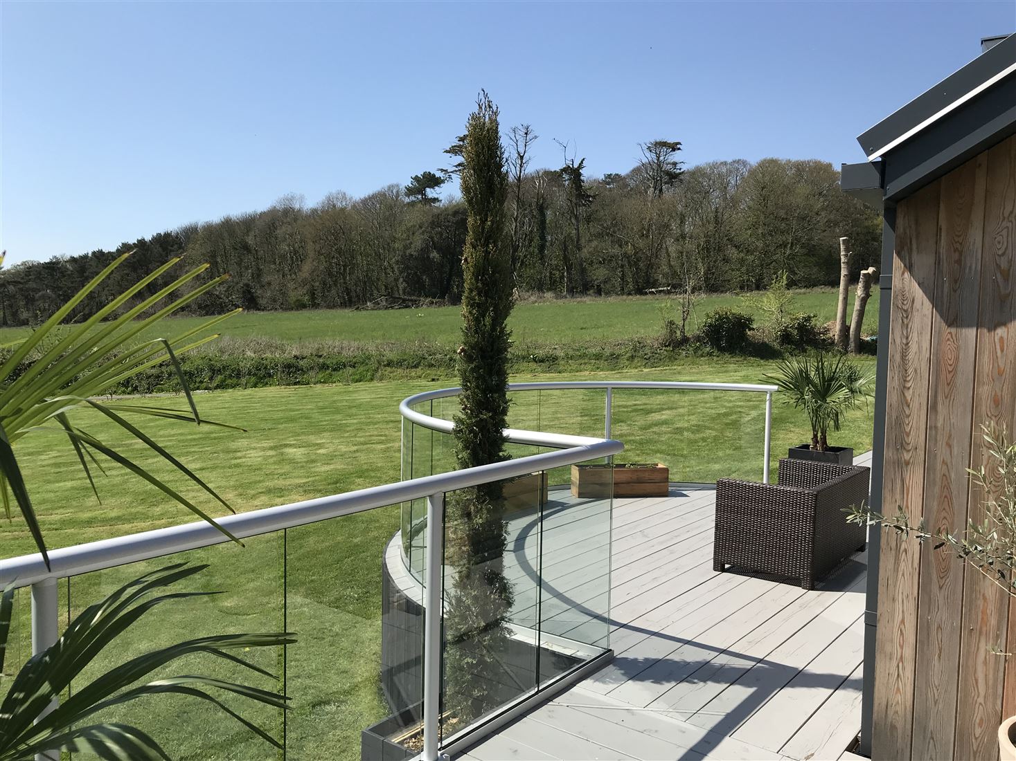 Curved Glass Balustrade