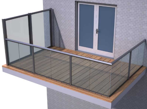 privacy screen balustrade