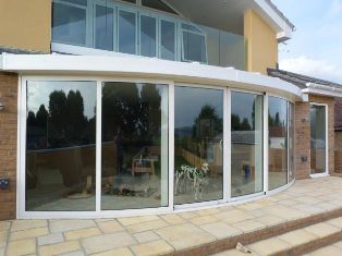 Curved Glass Sliding Doors 