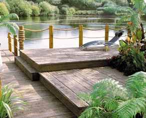 Composite Decking for wetland areas such as jetties