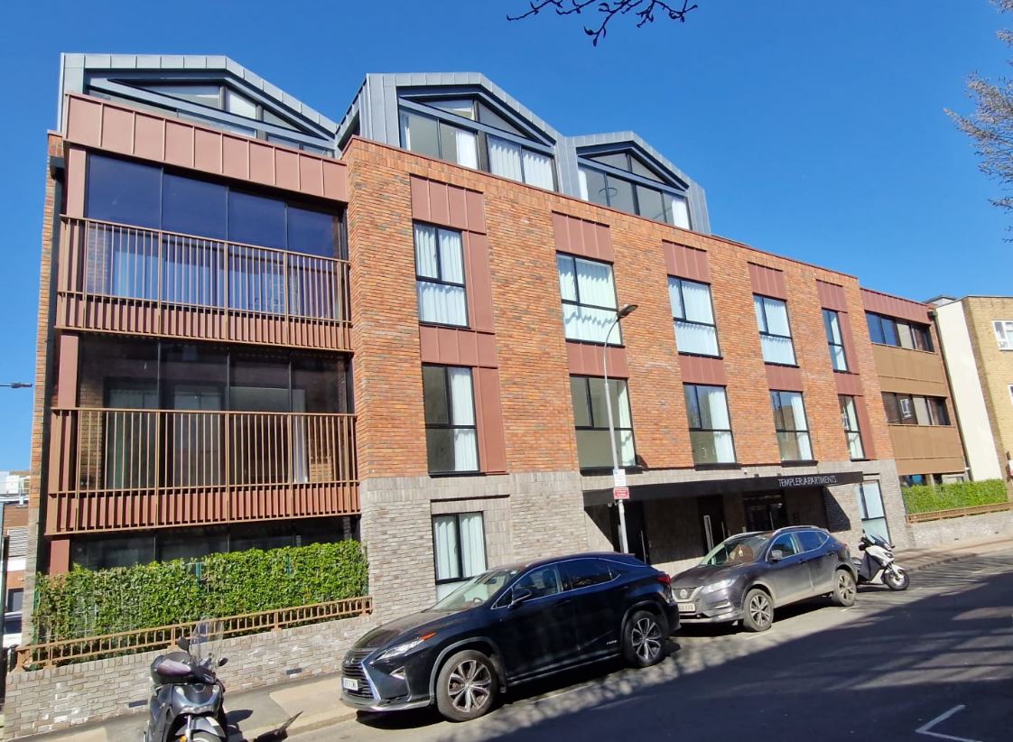Side fixed Milano Metal Railings - 2