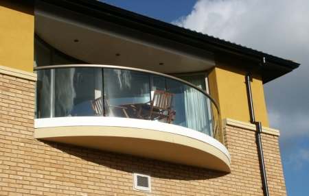 Curved Glass Balustrade