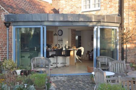 Curved Glass Doors in a 300 Year Old Property