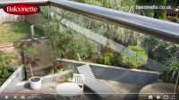 Glass balustrades panes gap